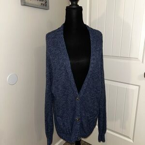 Sonoma Men's Navy Cardigan Sweater